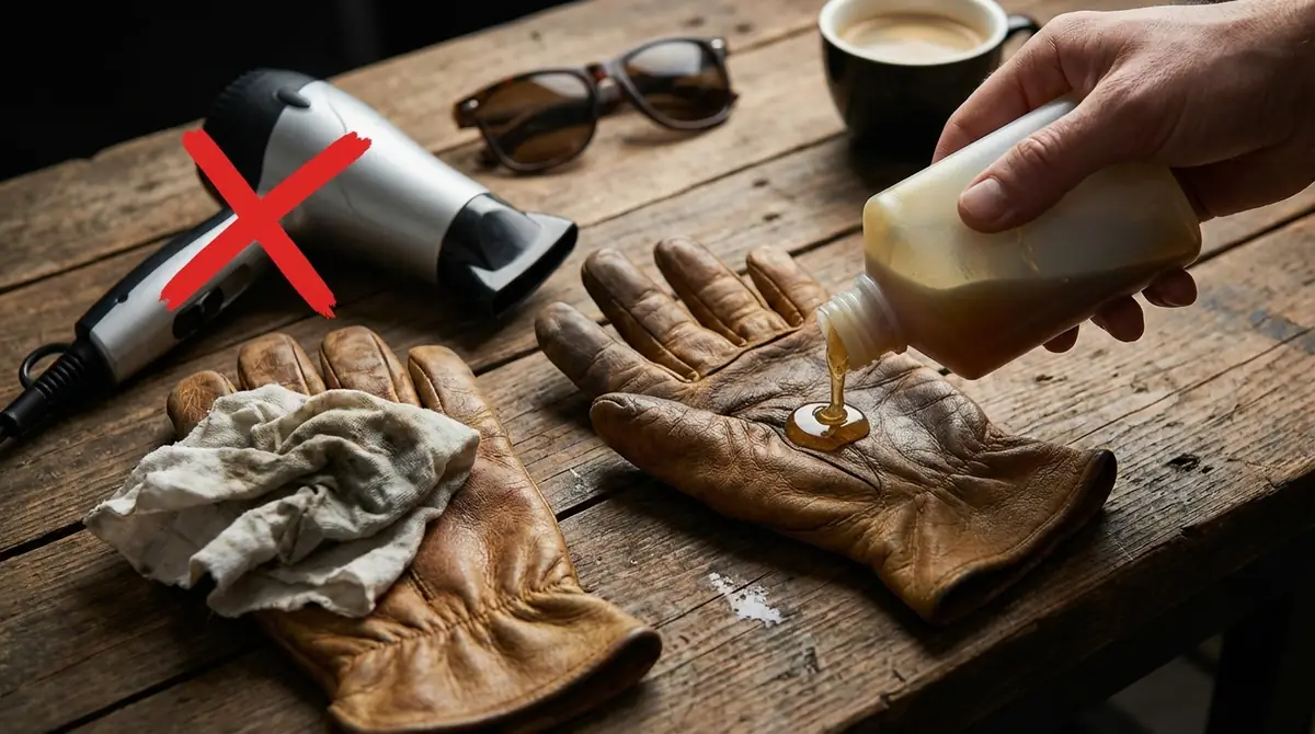 革手袋の手入れでやってはいけないNG行為5選