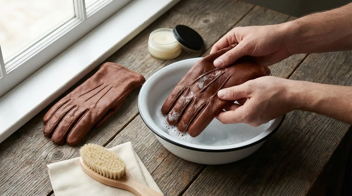革手袋の正しい洗い方【5ステップで解説】