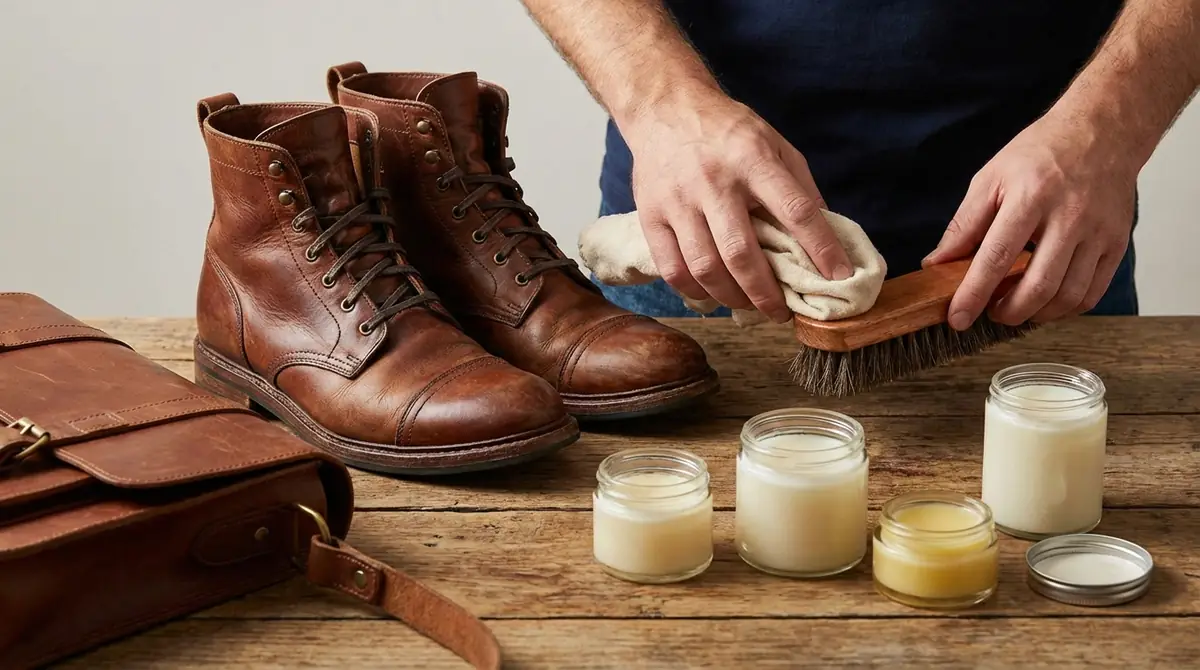 乾燥後の仕上げケア｜革を柔らかく保つコツ